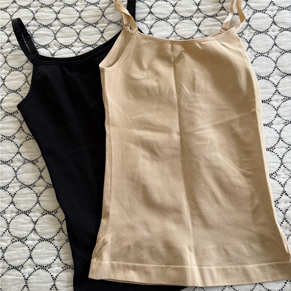 Black and Nude Women's Shaper Camis